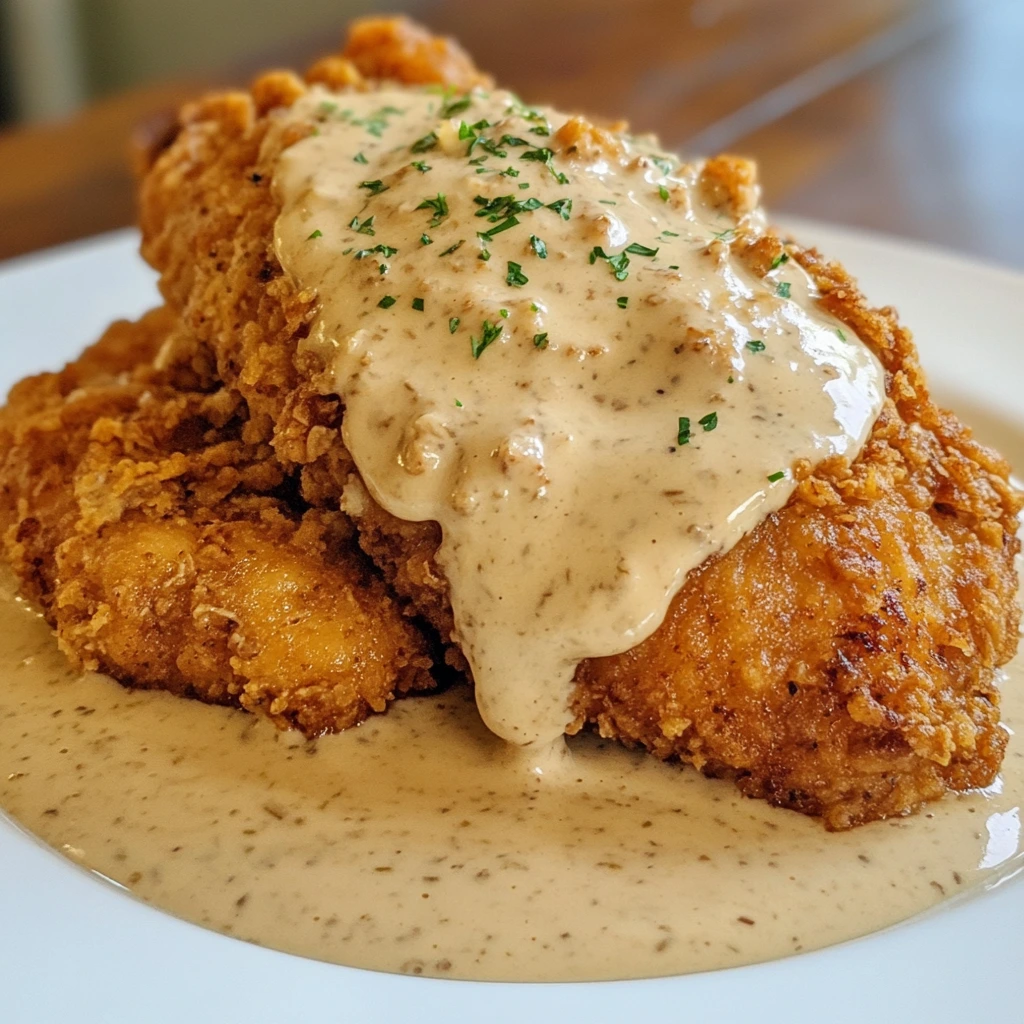 A close-up of Southern chicken and dressing served on a plate, showcasing tender chicken, cornbread dressing, and savory herbs.