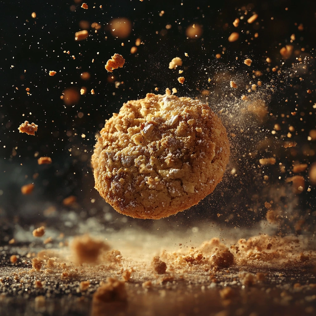 A close-up image of freshly baked Crumbl-style cookies, showcasing their soft, chewy texture with chocolate chips and a sprinkle of festive toppings