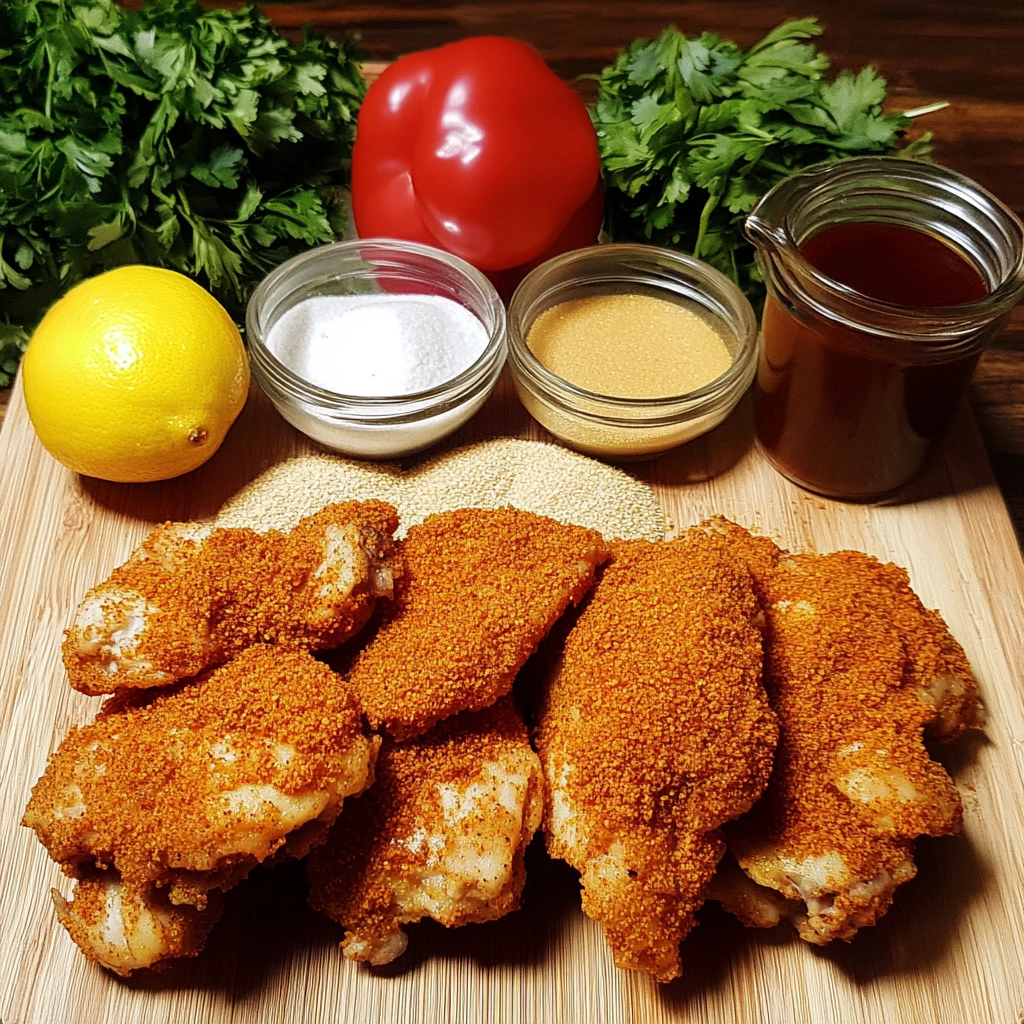 A delicious plate of internet chicken, perfectly seasoned and garnished with fresh herbs and vegetables, showcasing the recipe's vibrant flavors.