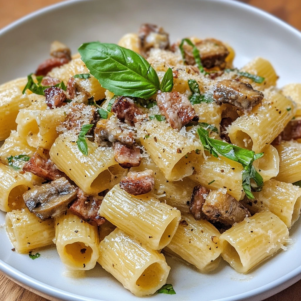 A plate of lumache pasta served with a hearty Bolognese sauce, topped with grated Parmesan cheese.