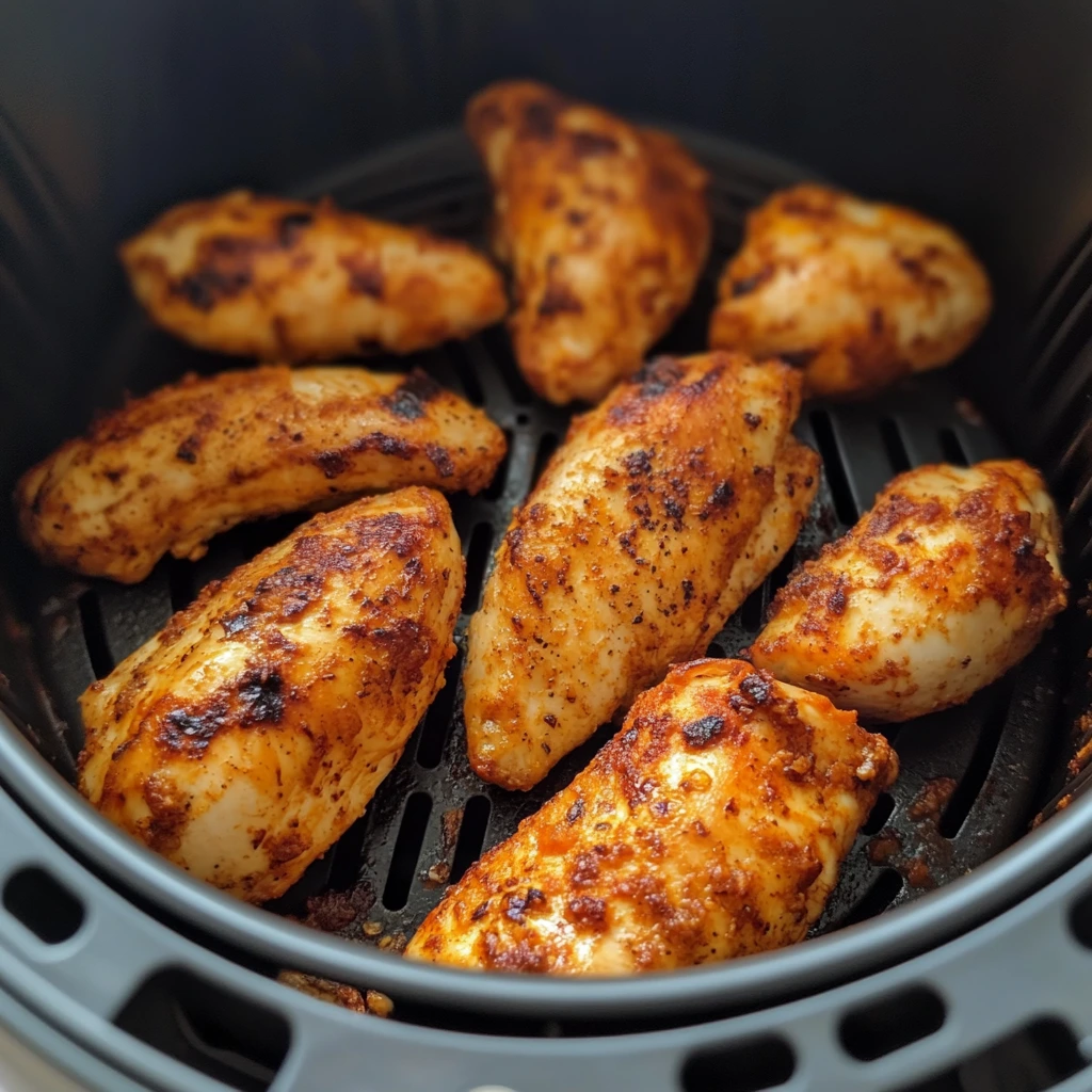 Oven-baked healthy chicken breast sliced and served with roasted sweet potatoes and green beans