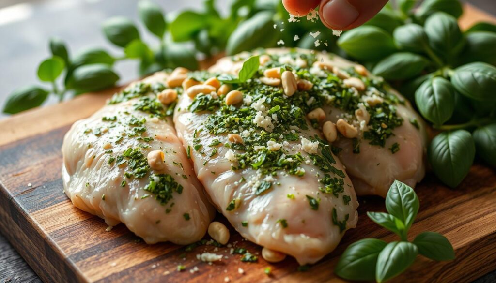 Chicken Preparation for Pesto Dishes Chicken Preparation for Pesto Dishes