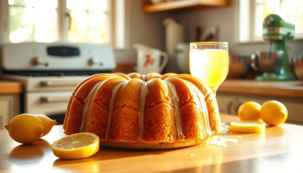 7 Up Lemon Bundt Cake Baking
