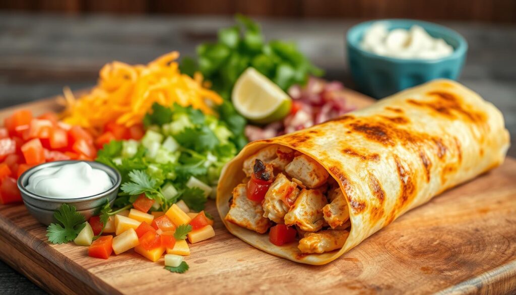 Grilled Chicken Burrito Customization