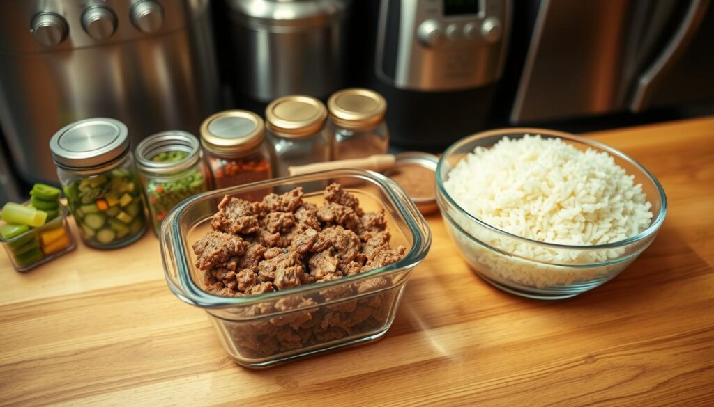 Ground Beef and Rice Storage Tips