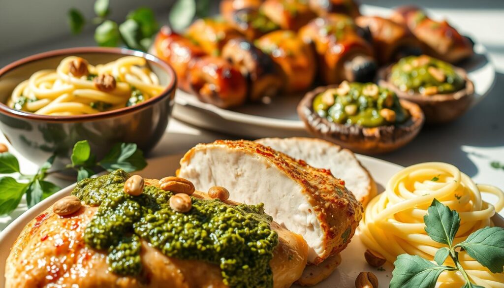 Pesto Chicken Variations
