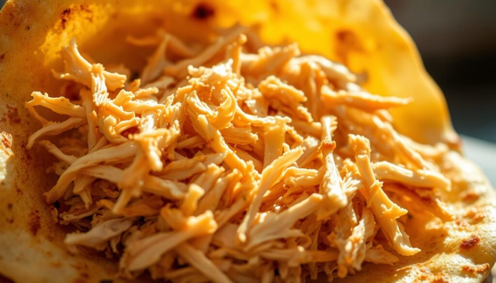 Shredded Chicken Burrito Texture Techniques