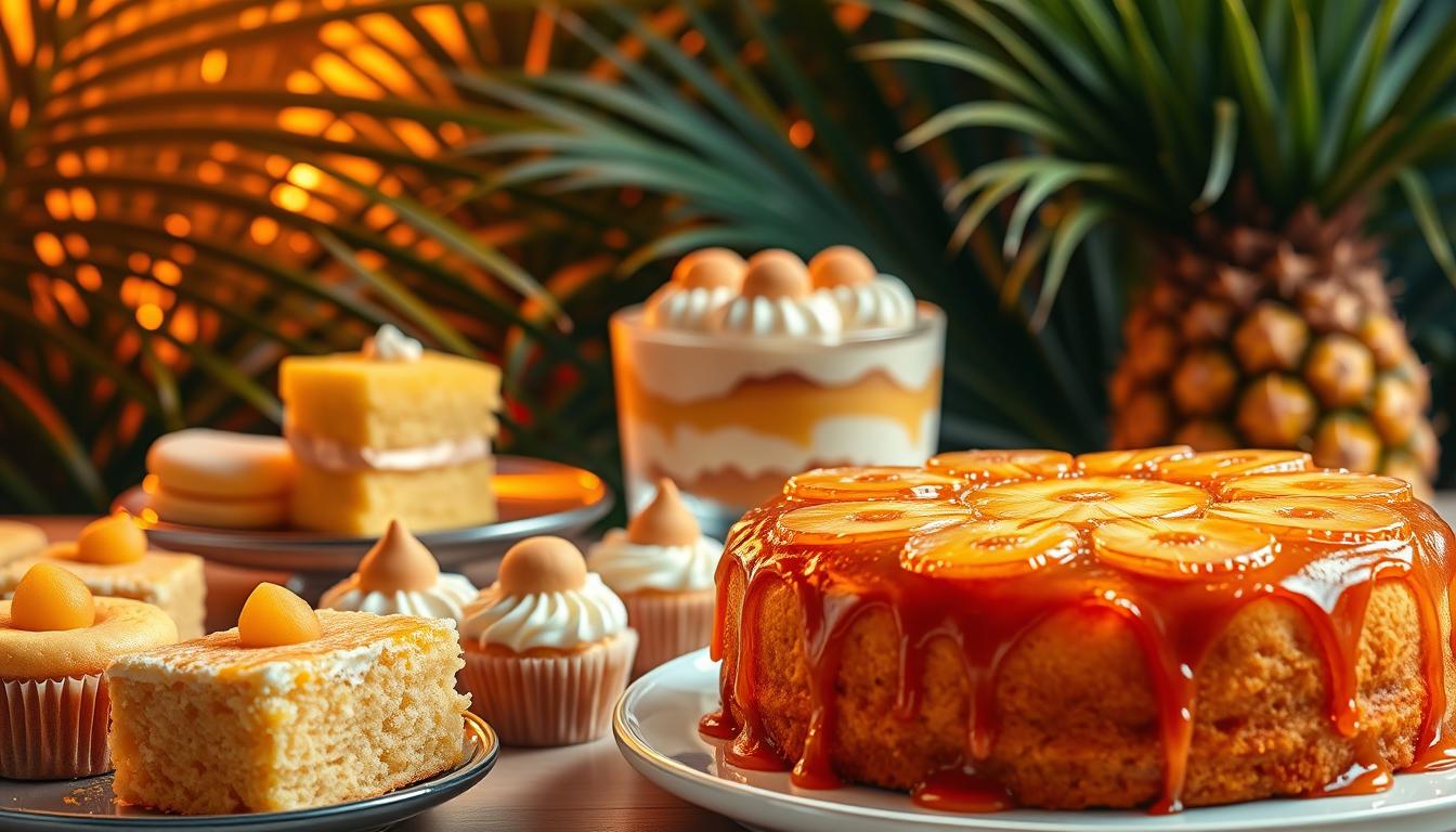 cake mix and pineapple