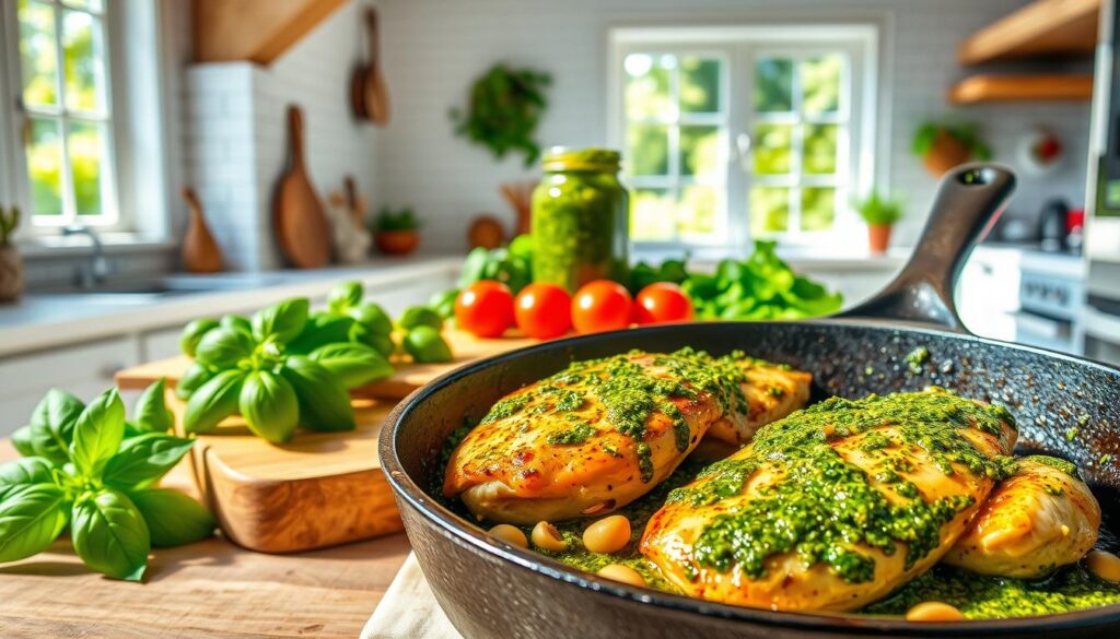 what to do with pesto