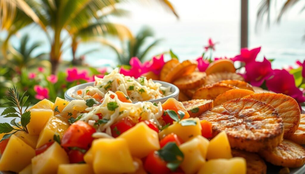 Caribbean side dishes for island chicken pasta