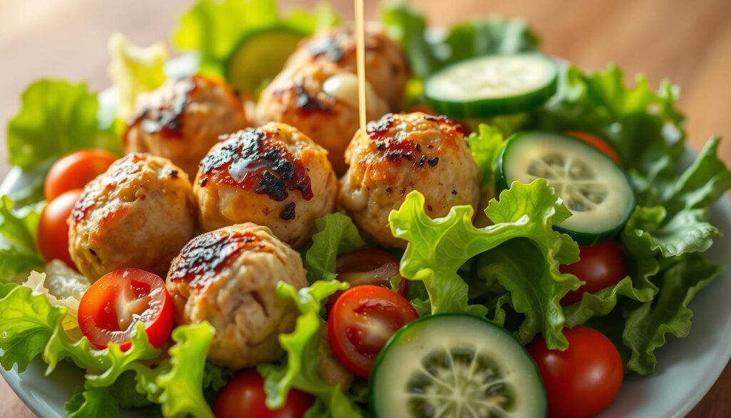Chicken Meatball Salad Pairings