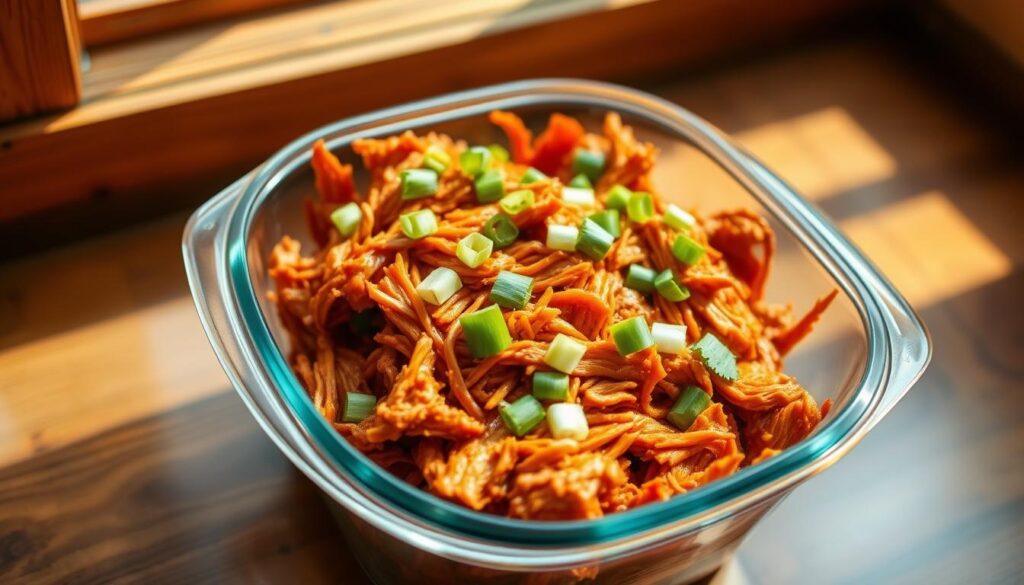 Homemade Chipotle Chicken Adobo Storage