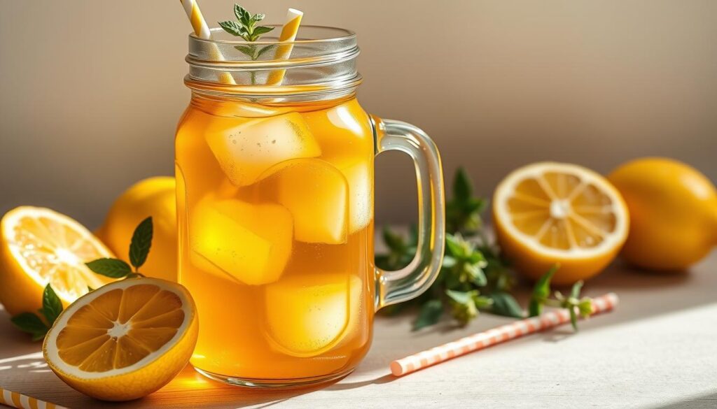 Homemade Lemon Balm Infusion Iced Tea Homemade Lemon Balm Infusion Iced Tea