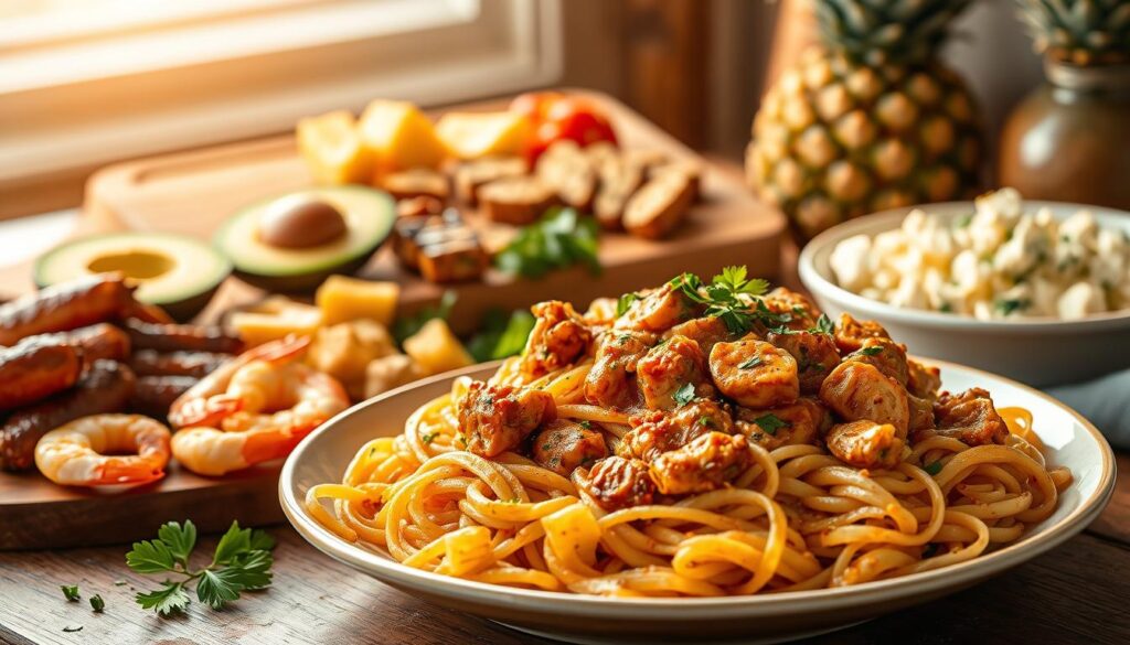 Jerk Chicken Rasta Pasta Protein Variations