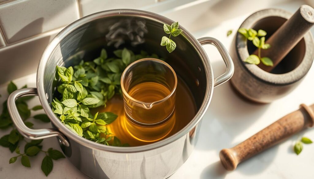 Lemon Balm Extract Preparation Lemon Balm Extract Preparation