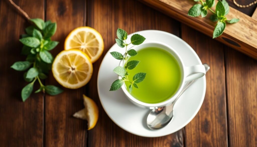 Lemon Balm Tea Preparation Lemon Balm Tea Preparation