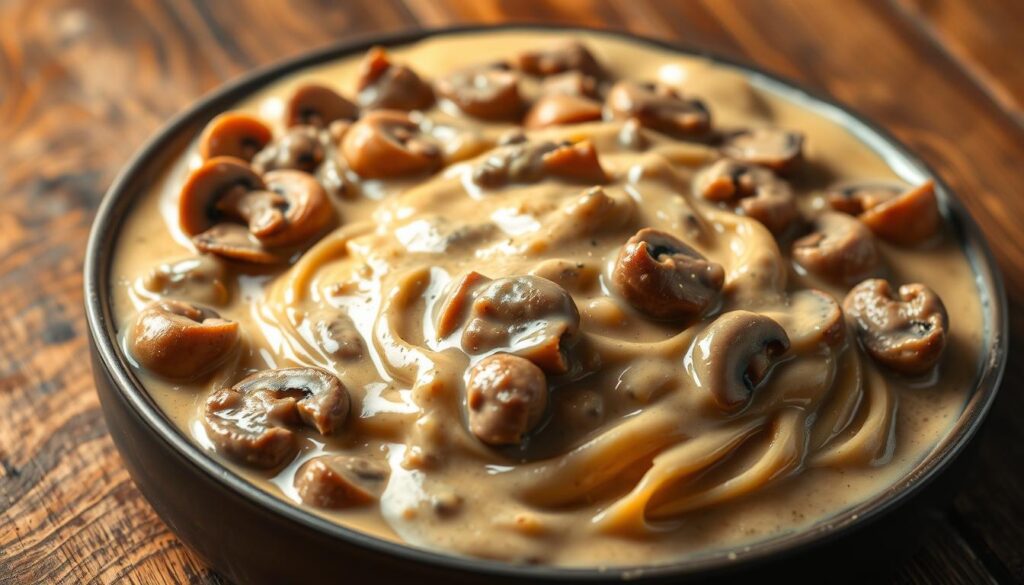 No Cream of Mushroom Soup Stroganoff Sauce