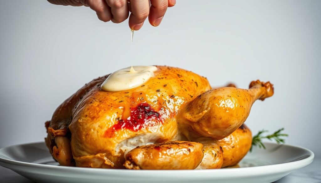 Roasted Cornish Hen Basting Technique