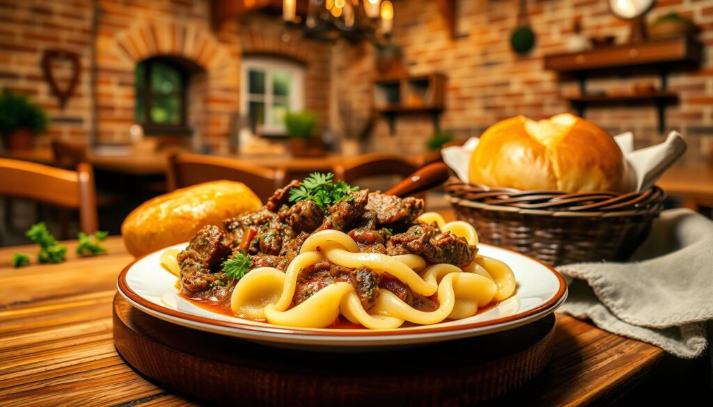 Slow Cooker Beef and Noodles Serving Suggestions