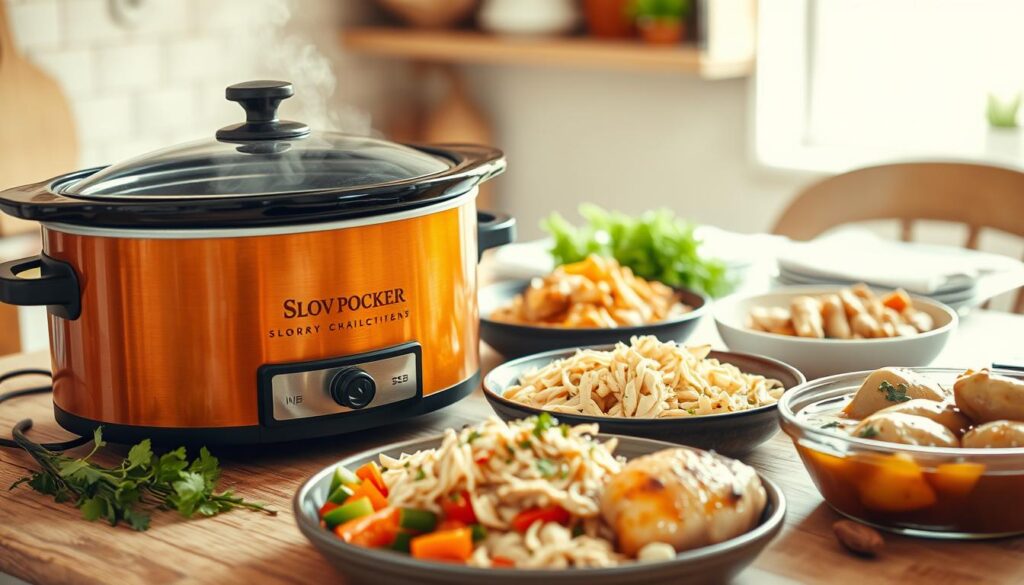 Time-Saving Chicken Recipes in Slow Cooker Time-Saving Chicken Recipes in Slow Cooker