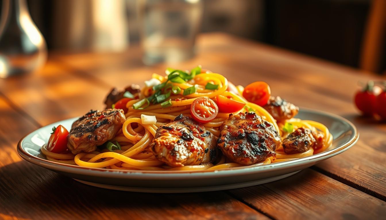 jerk chicken pasta