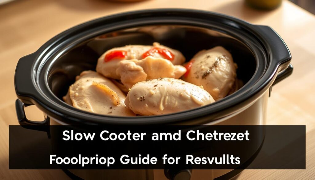 slow cooker and chicken breast