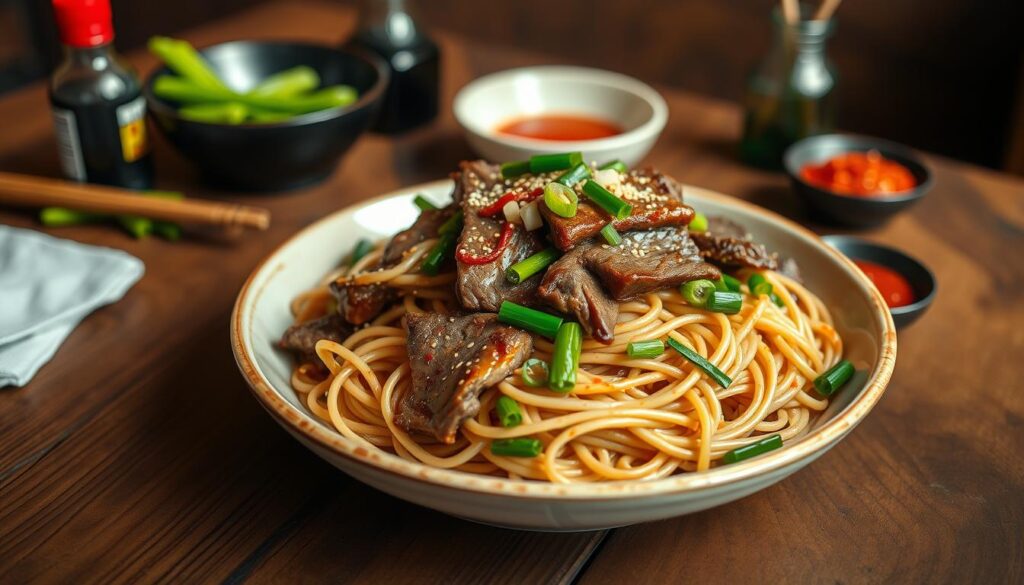 Authentic Chinese Beef Noodles Selection