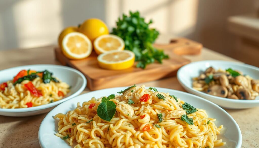 Customized Chicken Orzo Variations