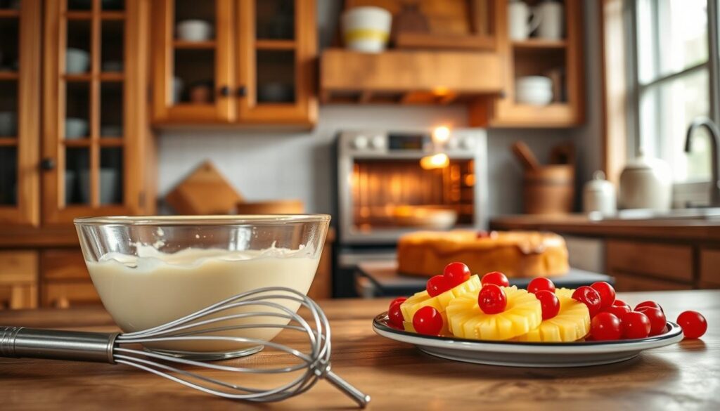 Easy Pineapple Upside Down Cake Preparation