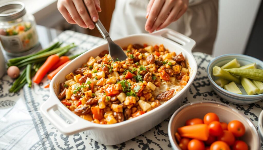 Family-Friendly Meal Casserole Preparation Family-Friendly Meal Casserole Preparation