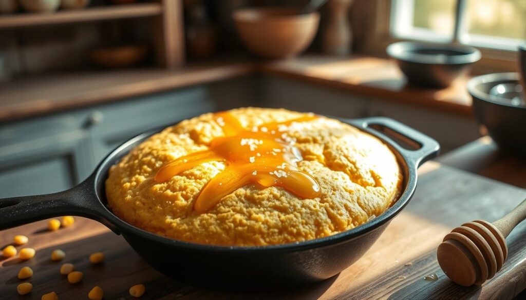Honey Cornbread Skillet