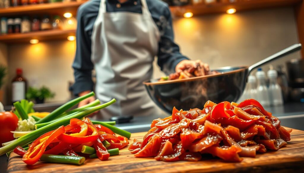 Quick Mongolian Beef Cooking Process Quick Mongolian Beef Cooking Process