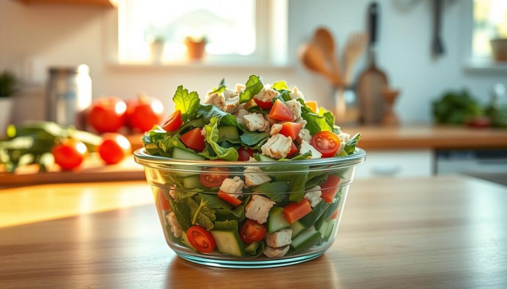 Rotisserie Chicken Salad Storage