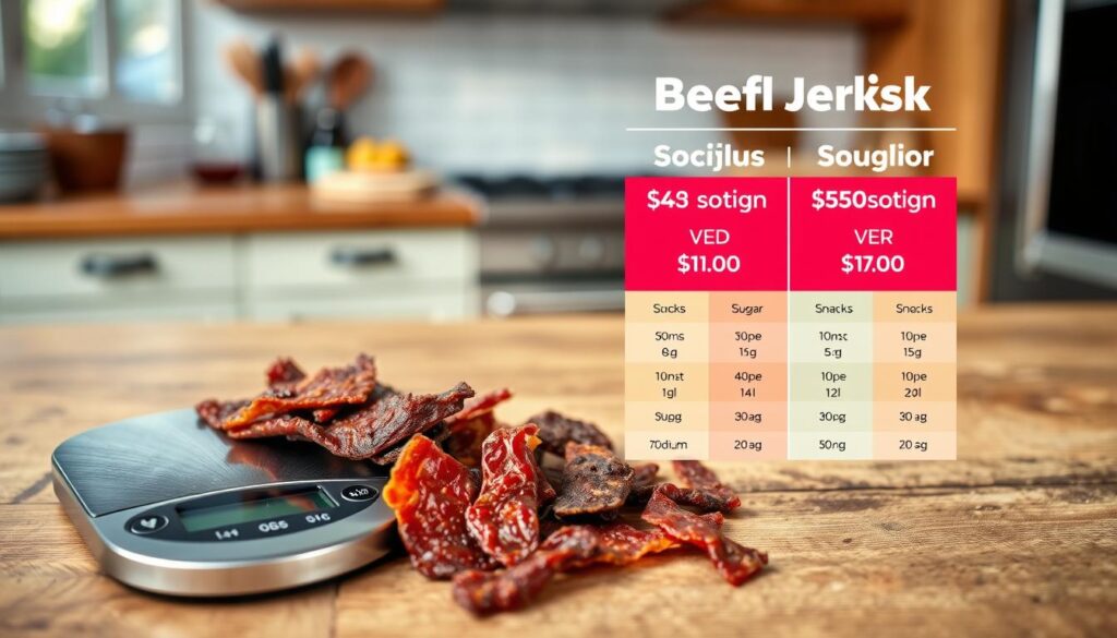 Sodium and Sugar Content in Beef Jerky