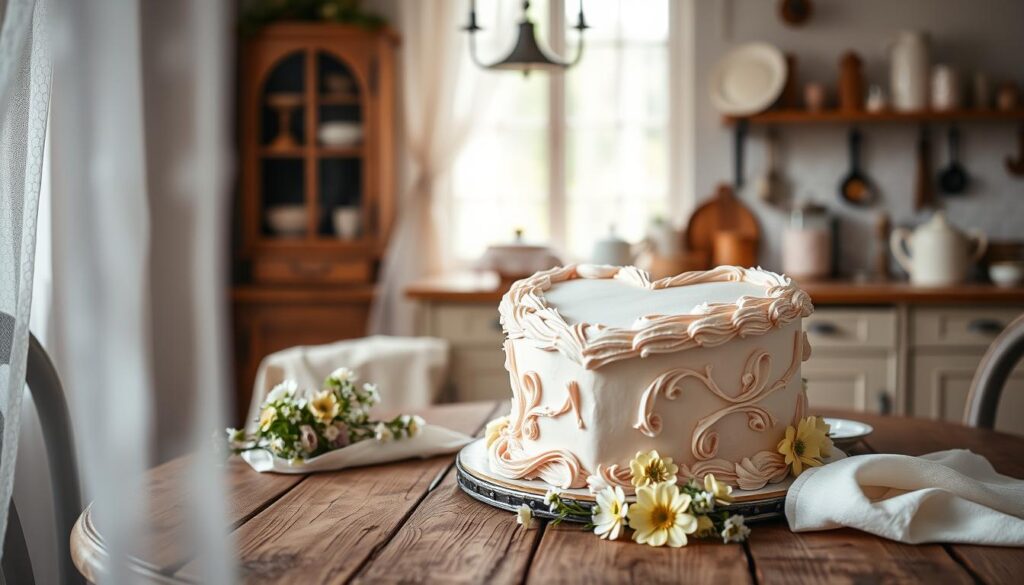 Vintage Heart Cake Color Palette Inspiration