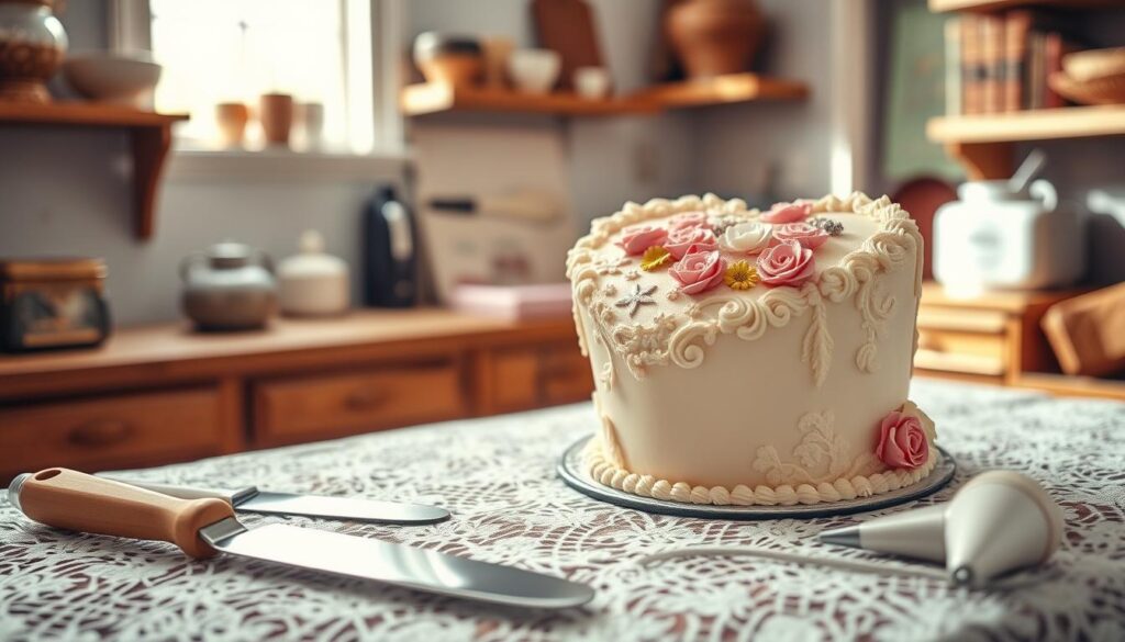 Vintage Heart Cake Decorating Techniques Vintage Heart Cake Decorating Techniques