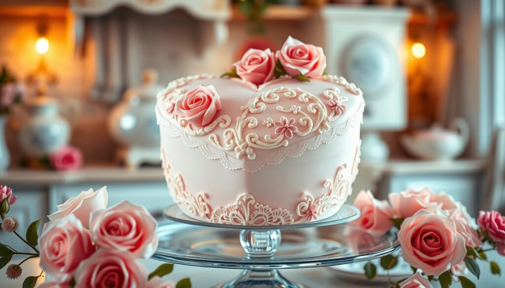 Vintage Heart Cake Decoration Styles Vintage Heart Cake Decoration Styles