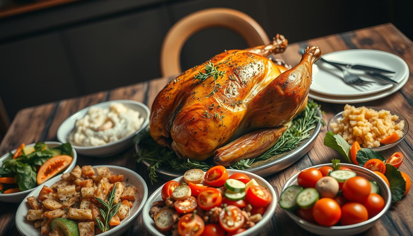 rotisserie chicken dinner